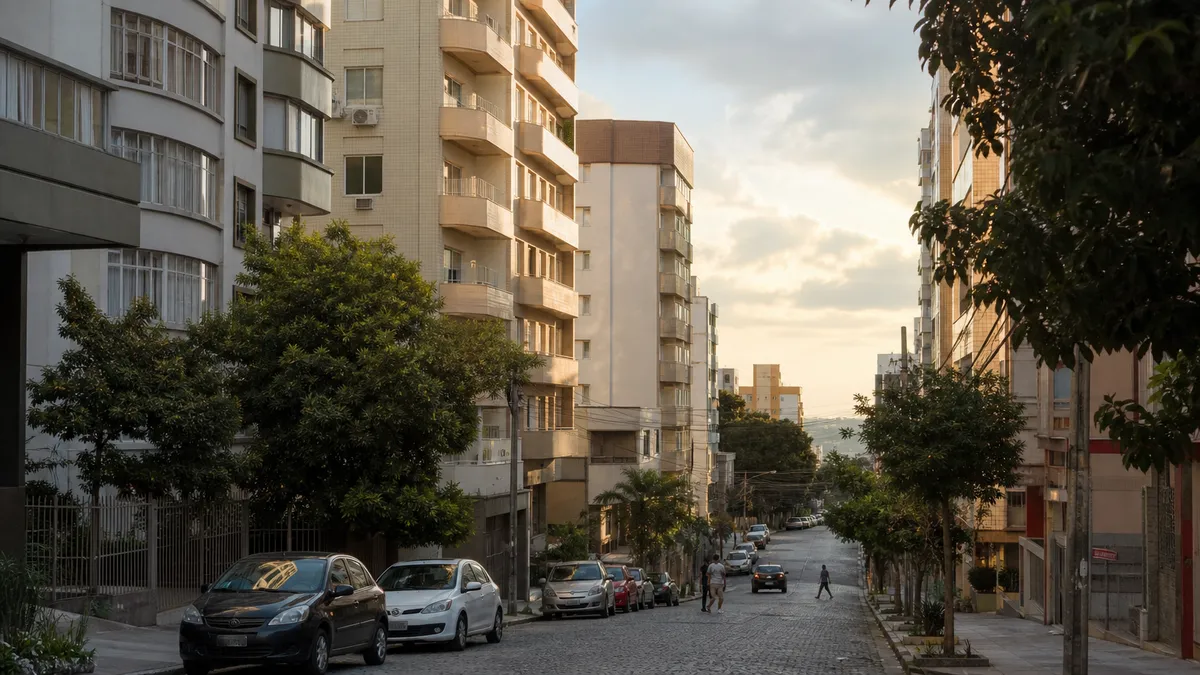 Imagem ilustrativa de uma rua de Caiçara-Adelaide, Belo Horizonte
