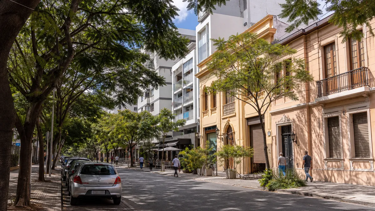 Imagem ilustrativa de uma rua de Lourdes, Belo Horizonte