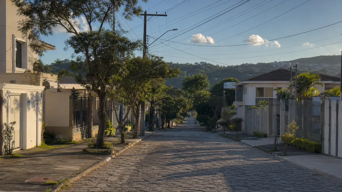 Imagem ilustrativa de uma rua de Nova Suissa, Belo Horizonte