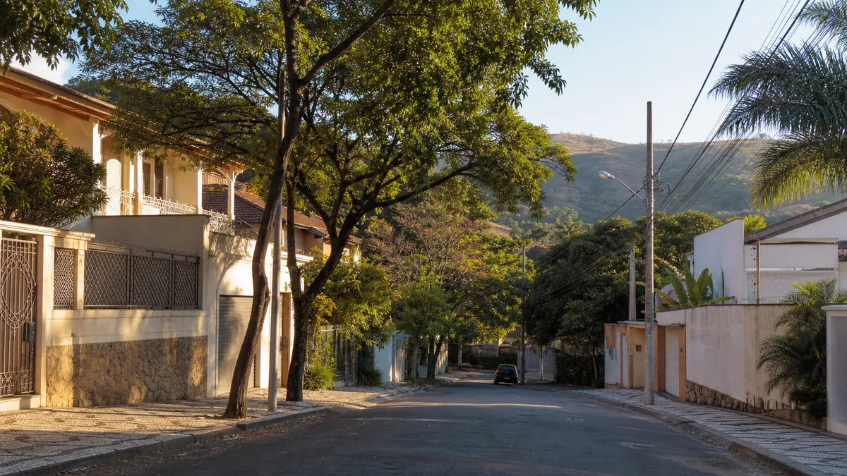 Imagem ilustrativa de uma rua de Santa Inês, Belo Horizonte