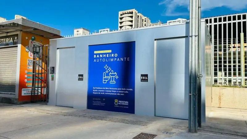 Banheiros autolimpantes de BH somam 901,8 mil usos em 2026 e sofrem com vandalismo