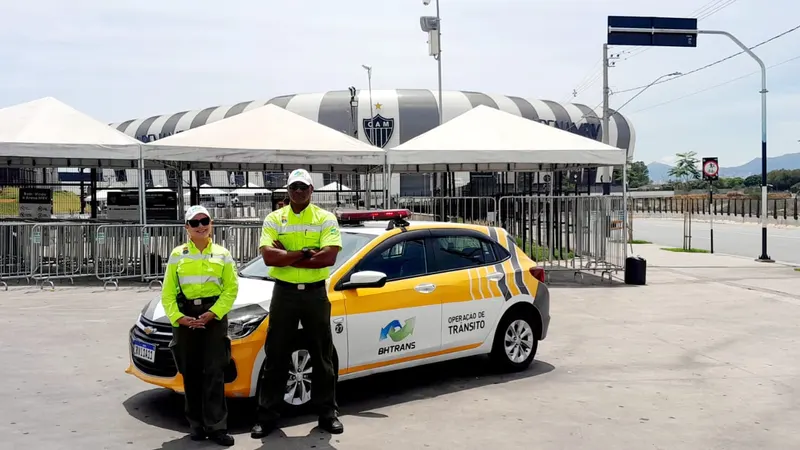 BH faz operação de trânsito para Atlético x Cruzeiro na Arena MRV nesta quinta