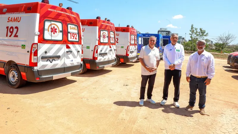 BH recebe quatro novas ambulâncias de suporte avançado para o SAMU