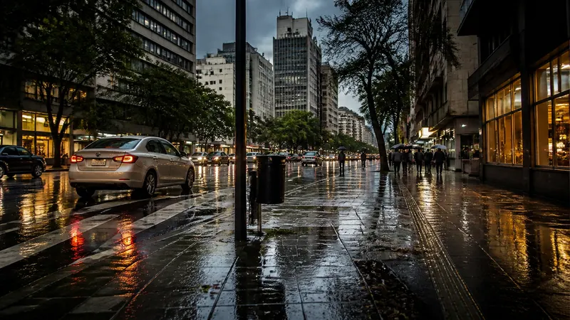 BH tem chuva após dia de calor intenso e segue em alerta até sexta