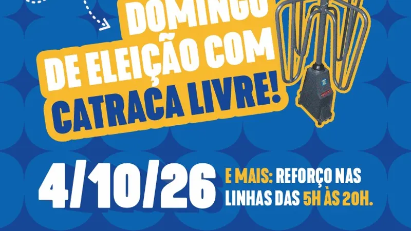 BH terá ônibus grátis e 4 mil viagens extras no domingo de eleição
