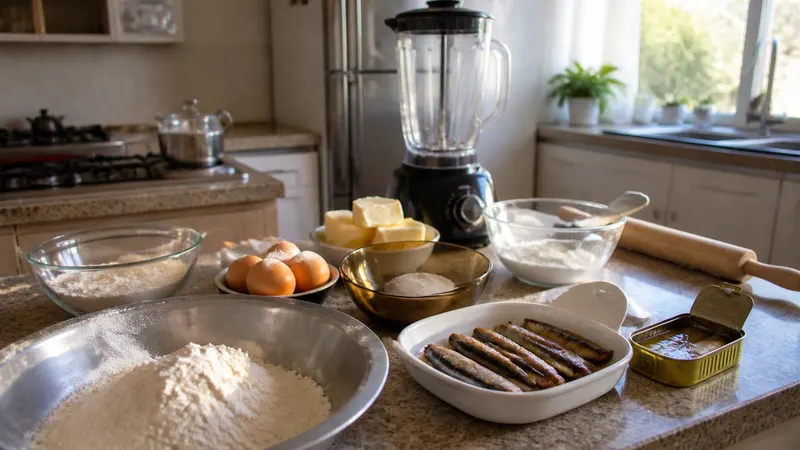 Biscoito caseiro e empanada de sardinha: receitas práticas para o dia a dia