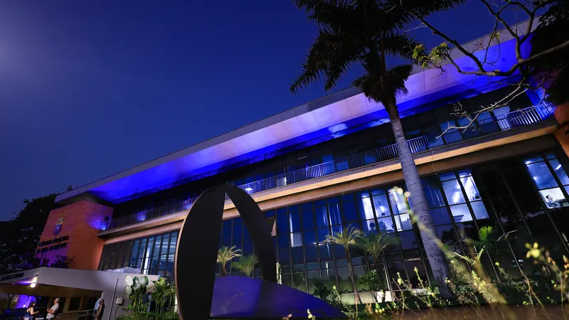 Câmara de BH terá fachada iluminada de azul entre 21 e 26 de setembro