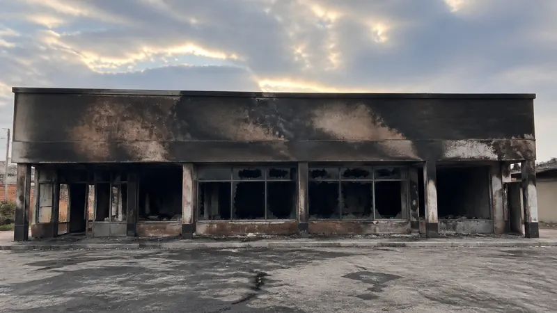 Incêndio atinge comitê de campanha em Justinópolis, em Ribeirão das Neves