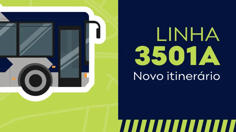 Linha 3501A tem itinerário alterado no Jardim Montanhês a partir de sábado (10)