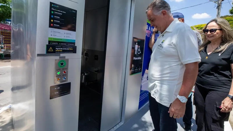 Pampulha recebe sétimo banheiro autolimpante de BH, em frente ao Parque Guanabara