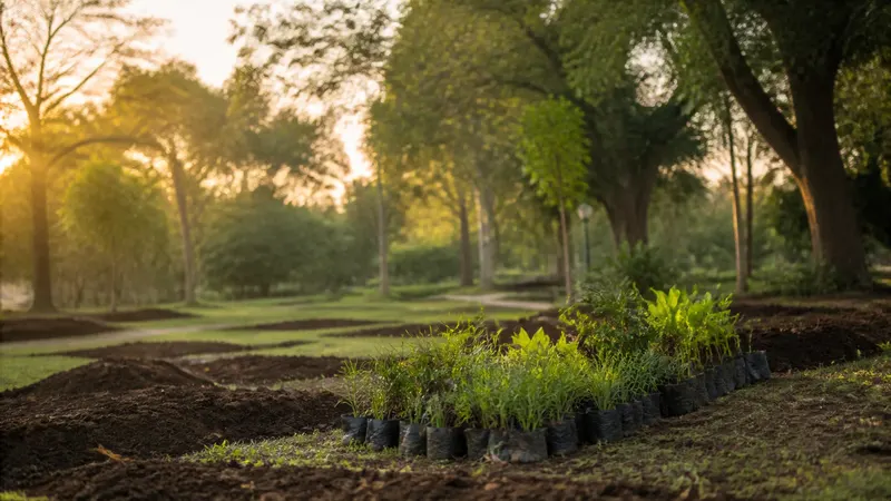 Parque do Palácio terá plantio coletivo com mudas de Burle Marx neste domingo