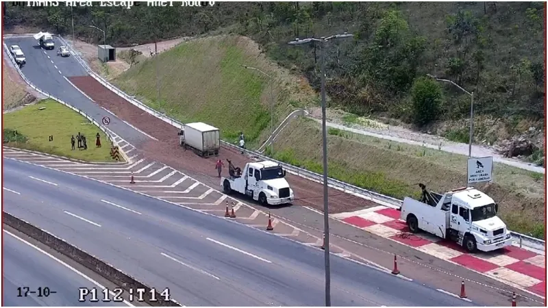 PBH abre licitação para nova área de escape no Anel Rodoviário, no km 540