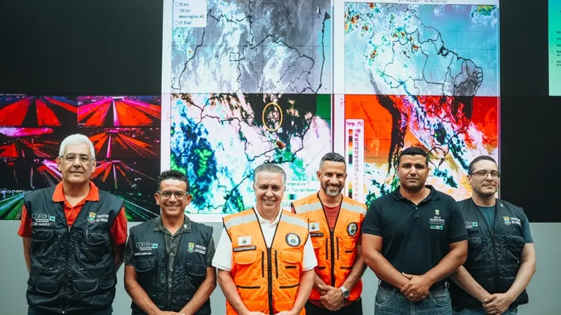 PBH alerta para frente fria, tempestades e granizo em BH nesta sexta e sábado